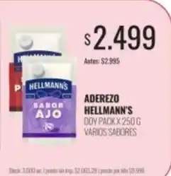 Supermercados Tadicor Hellmann's - aderezo oferta