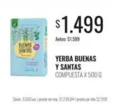 Supermercados Tadicor Yerba buenas y santas compuesta oferta