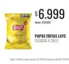 Supermercados Tadicor Lay's - papas fritas clásicas oferta