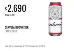 Supermercados Tadicor Budweiser - cerveza lata oferta