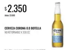 Supermercados Tadicor Corona - cerveza corona 0.0 botella no retornable oferta