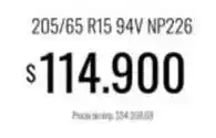 Supermercados Tadicor 205/65 r15 94v np226 oferta