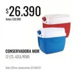 Supermercados Tadicor Mor - conservadora mor 12 lts oferta