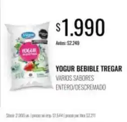 Supermercados Tadicor Tregar - yogur bebible oferta