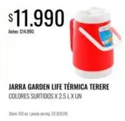 Supermercados Tadicor Garden life - jarra garden life térmica terere oferta
