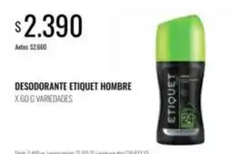 Supermercados Tadicor Etiquet - desodorante hombre oferta