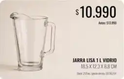Supermercados Tadicor Jarra lisa 1 l vidrio oferta