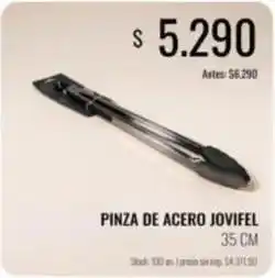 Supermercados Tadicor Pinza de acero oferta
