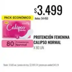 Supermercados Tadicor Calipso - protección femenina normal oferta