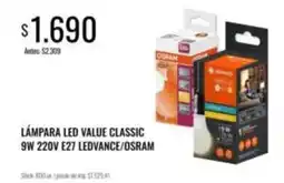 Supermercados Tadicor Osram - lámpara led value classic 9w 220v e27 oferta