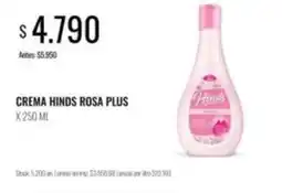 Supermercados Tadicor Hinds - crema rosa plus oferta