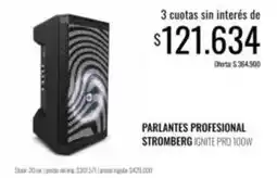 Supermercados Tadicor Stromberg - parlantes profesional ignite pro 100w oferta