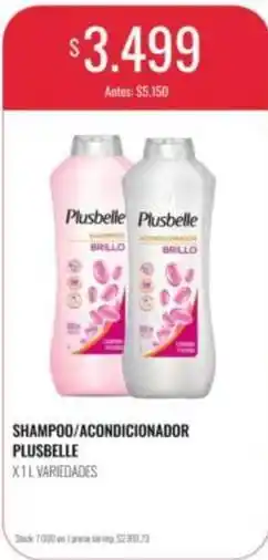 Supermercados Tadicor Plusbelle - shampoo/acondicionador oferta