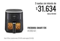 Supermercados Tadicor Smart tek - freidora smart-tek af2060 6lt oferta