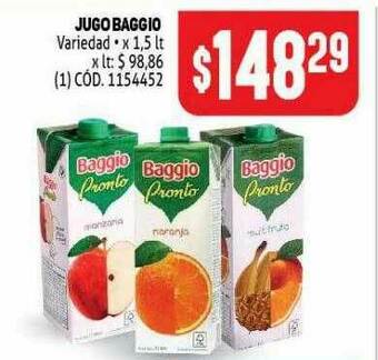 Makro Jugo Baggio oferta