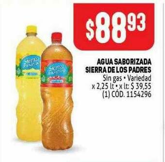 Makro Agua Saborizada Sierra De Los Padres oferta