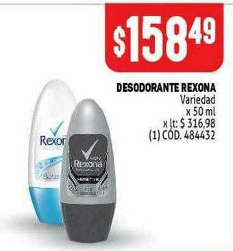 Makro Desodorante Rexona oferta