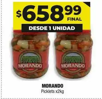 Maxi Ofertas Morando Picklets X2kg oferta