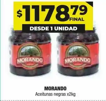 Maxi Ofertas Morando Aceitunas Negras oferta