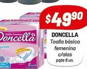 Almacor Doncella Toalla Básica Femenina C-alas oferta