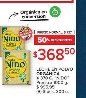 Carrefour Market Leche En Polvo Orgánica oferta