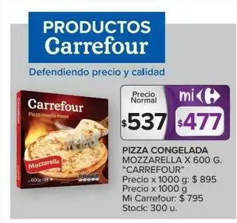 Carrefour Market Pizza Conglada Mozzarella oferta