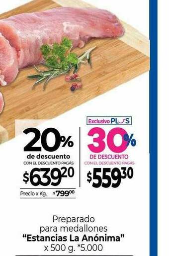 La Anonima Preparado Para Medallones oferta