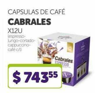 La Gallega Supermercados Capsulas De Café Cabrales oferta
