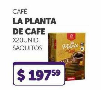 La Gallega Supermercados Café La Planta De Cafe oferta