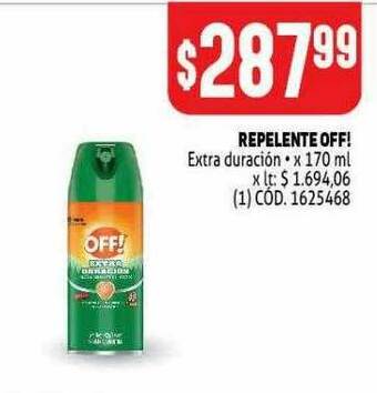 Makro Repelente Off! Extra Duración oferta