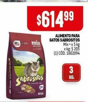 Makro Alimento Para Gatos Sabrositos oferta