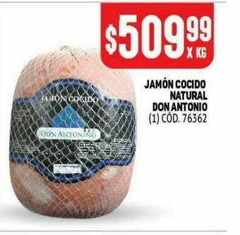 Makro Jamón Cocido Natural Don Antonio oferta
