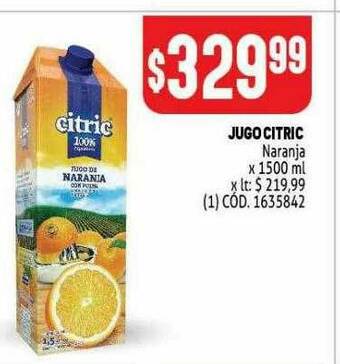 Makro Jugo Citric Naranja oferta
