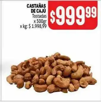 Makro Castañas De Cajú Tostadas oferta