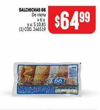 Makro Salchichas 66 De Viena oferta