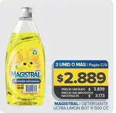 Carrefour Maxi Magistral - detergente ultra limon oferta