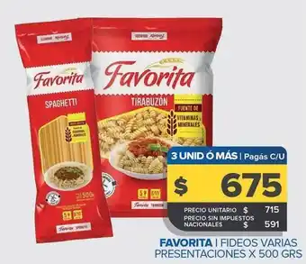 Favorita - fideos