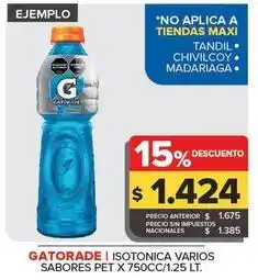 Carrefour Maxi Gatorade - isotónica oferta