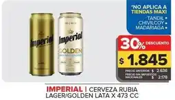 Carrefour Maxi Imperial - cerveza rubia lager oferta