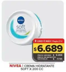 Carrefour Maxi Nivea - crema hidratante soft oferta
