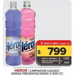 Carrefour Maxi Heroe - limpiador liquido oferta