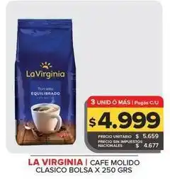 Carrefour Maxi La virginia - cafe molido clasico oferta