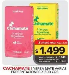 Carrefour Maxi Cachamate - yerba mate oferta