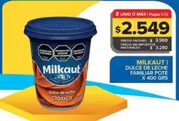 Carrefour Maxi Milkaut - dulce de leche oferta