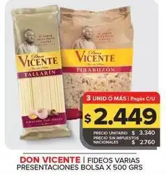 Carrefour Maxi Don vicente - fideos oferta