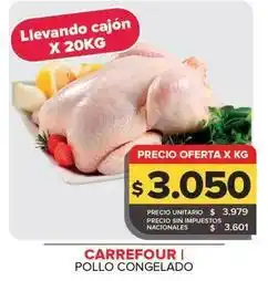 Carrefour Maxi Carrefour - pollo congelado oferta