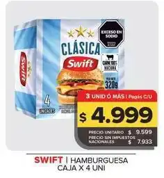 Carrefour Maxi Swift - hamburguesa oferta