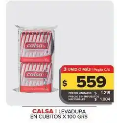 Carrefour Maxi Calsa - levadura en cubitos oferta