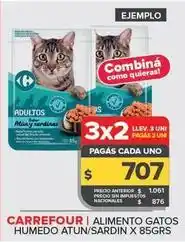 Carrefour Maxi Carrefour - alimento gatos húmedo atún oferta