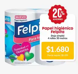 Supermercados Aiello Felpita papel higiénico oferta